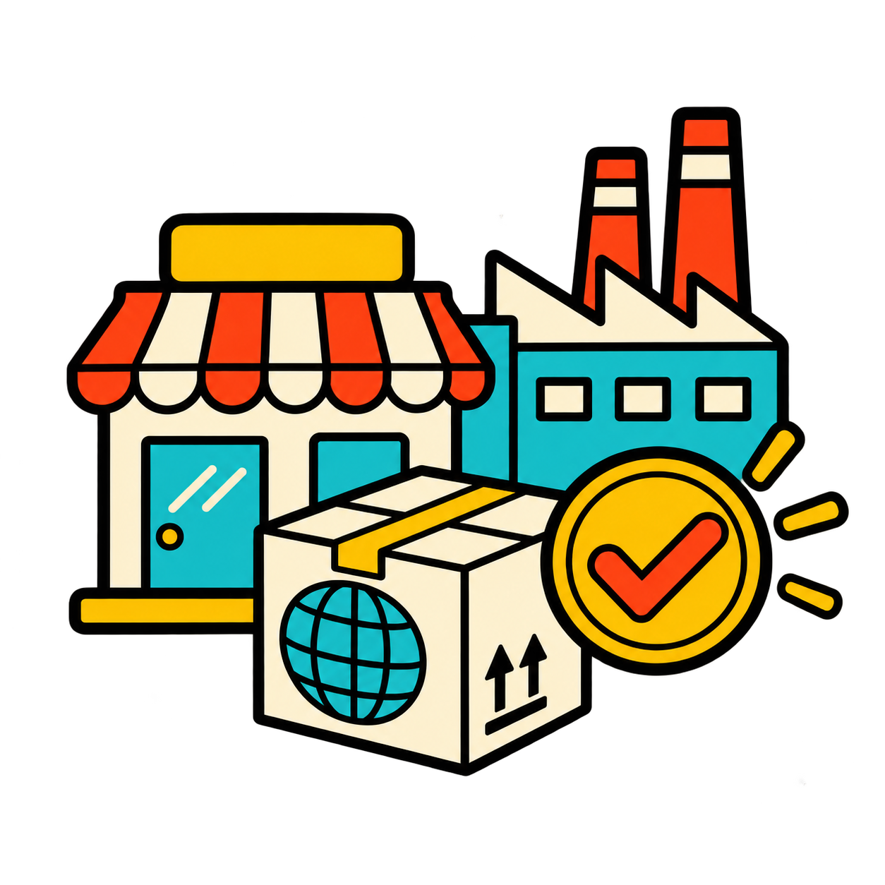 Export-ready businesses illustration