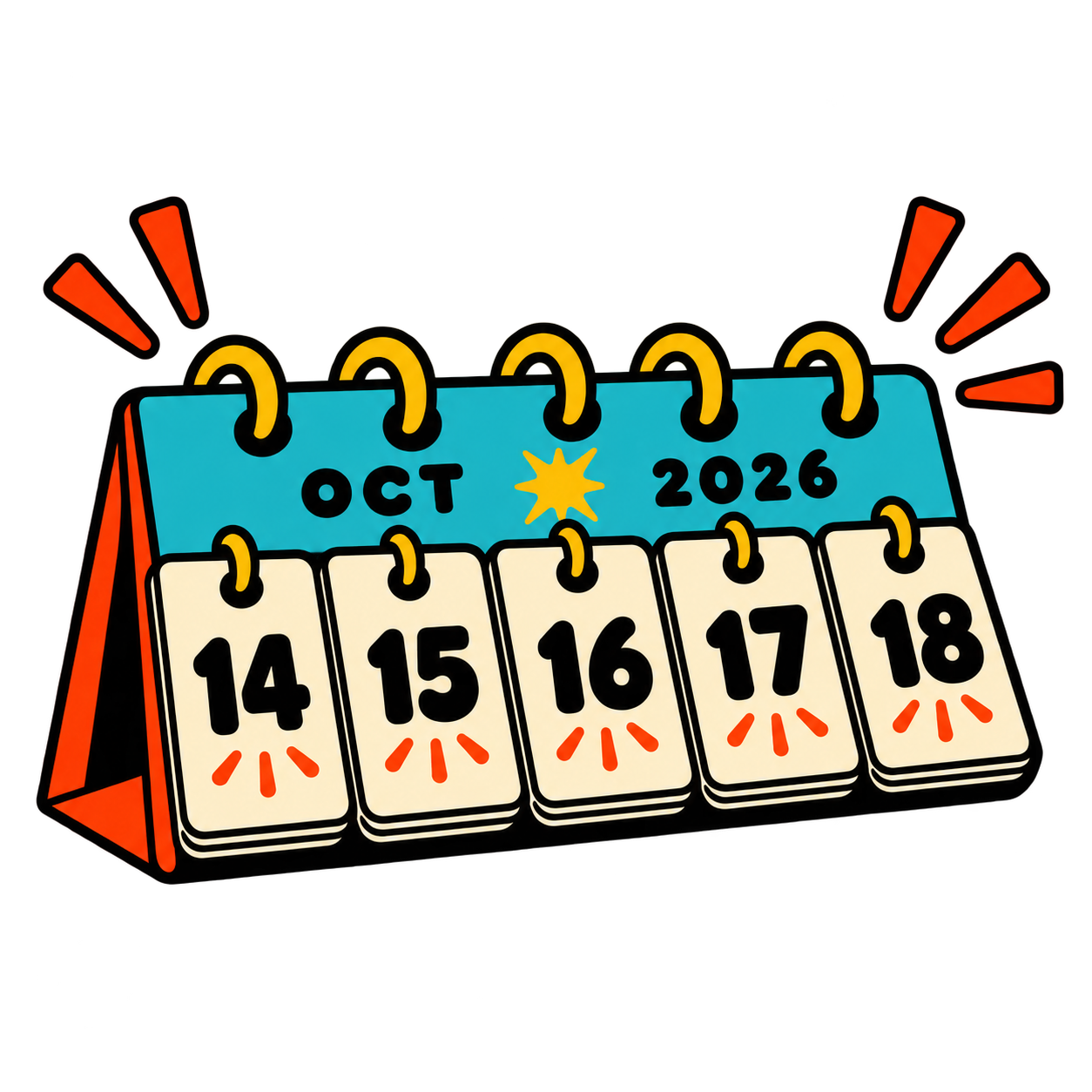 Five-day experience illustration