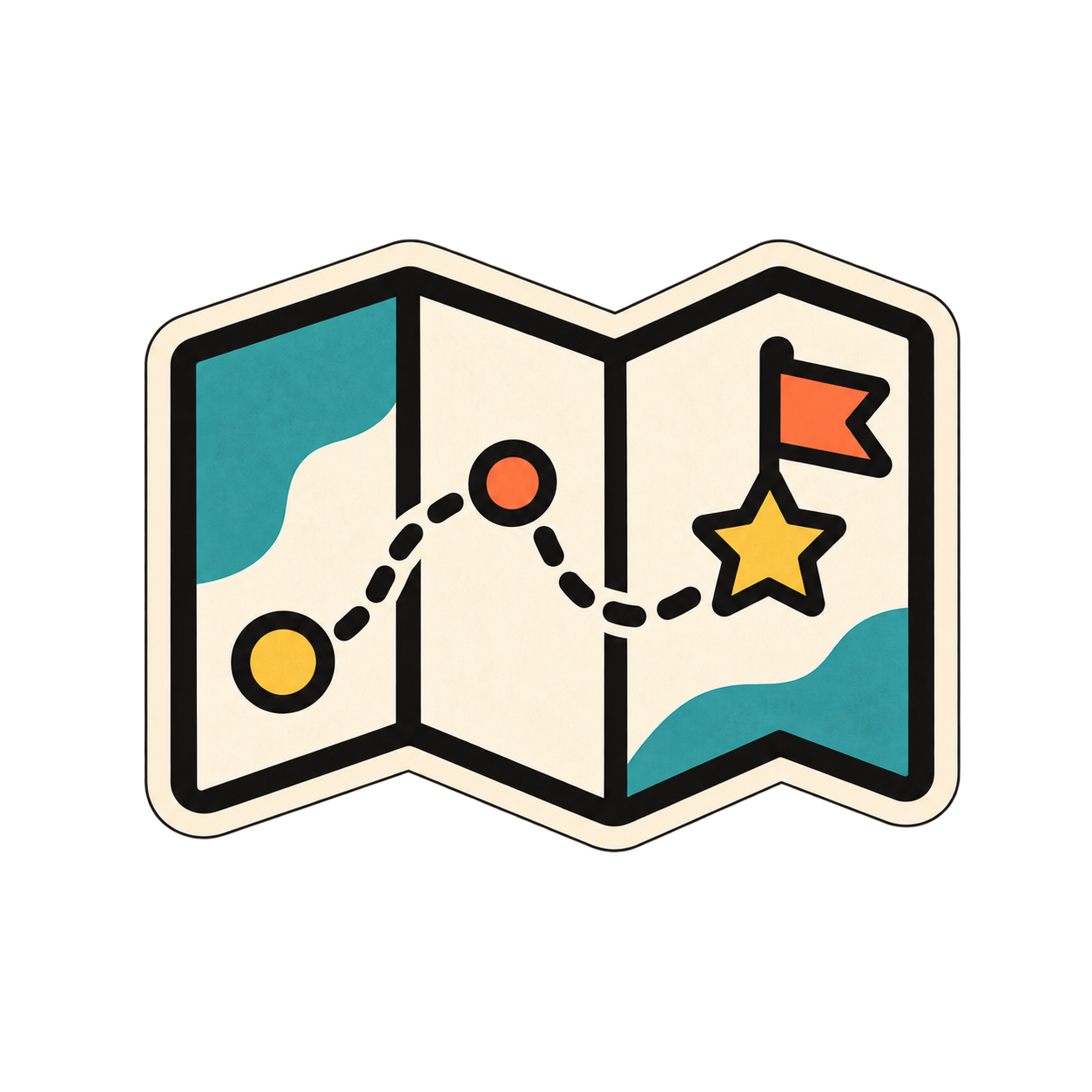 Map Trail Missions illustration