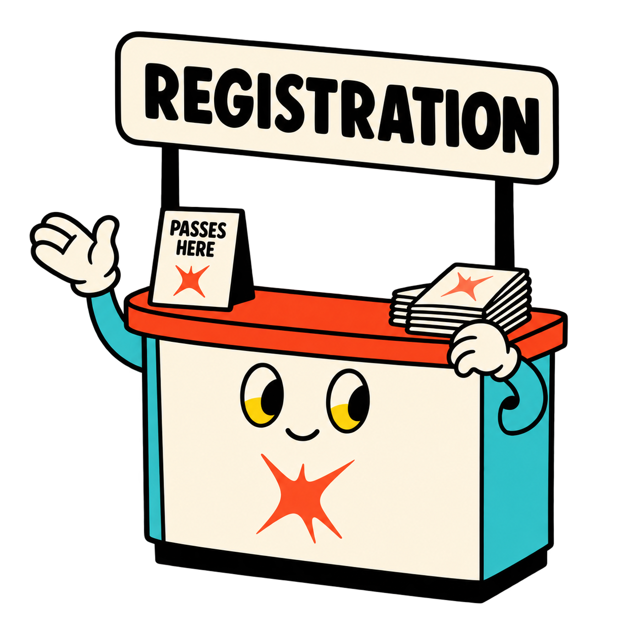 Registration desk
