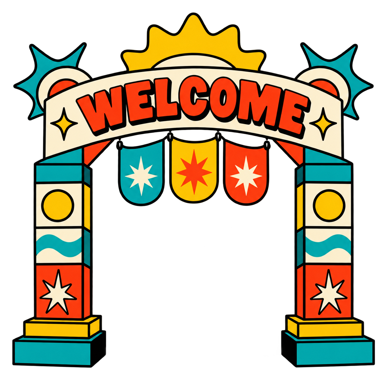 Welcome gate